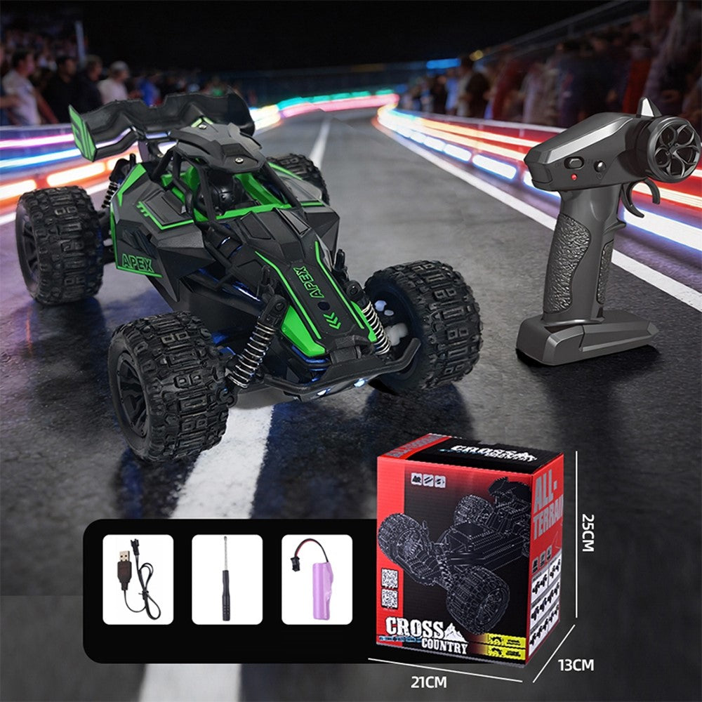 YL-142 2.4GHz fjärrstyrd terrängbil elektrisk racing buggy driftfordon med LED-lampor barnleksak