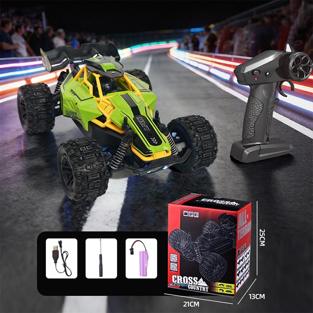 YL-142 2.4GHz fjärrstyrd terrängbil elektrisk racing buggy driftfordon med LED-lampor barnleksak