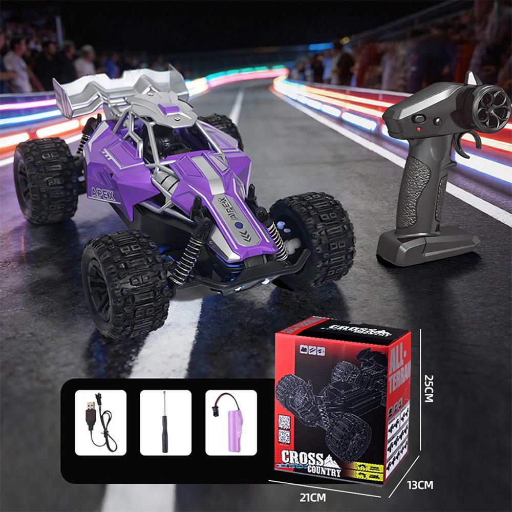 YL-142 2.4GHz fjärrstyrd terrängbil elektrisk racing buggy driftfordon med LED-lampor barnleksak