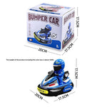 JXH111-429A 2Pcs 2.4G Remote Control Battle Bumper Car Parent-Child Interactive Car Toy