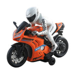 UJ99-MT06 1:8 Scale RC Motorcycle 2.4GHz Remote Control 360° Rotate LED Lights Sound Motorbike RC Toy for Kids