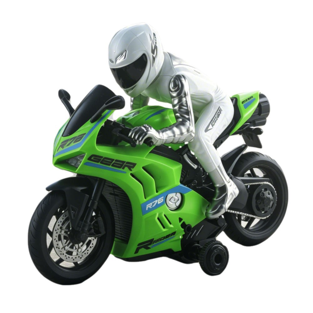UJ99-MT06 1:8 Scale RC Motorcycle 2.4GHz Remote Control 360° Rotate LED Lights Sound Motorbike RC Toy for Kids