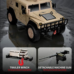 C8835 RC Crawler Car 2.4GHz Remote Control Metal Chassis LED Lights Off-Road Climbing Car for Outdoor