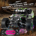 C59 Brushed Motor 1:18 Scale Off-Road RC Car with Single Battery 2.4G Remote Control 45km / h High Speed Racing Climbing Vehicle for Outdoor
