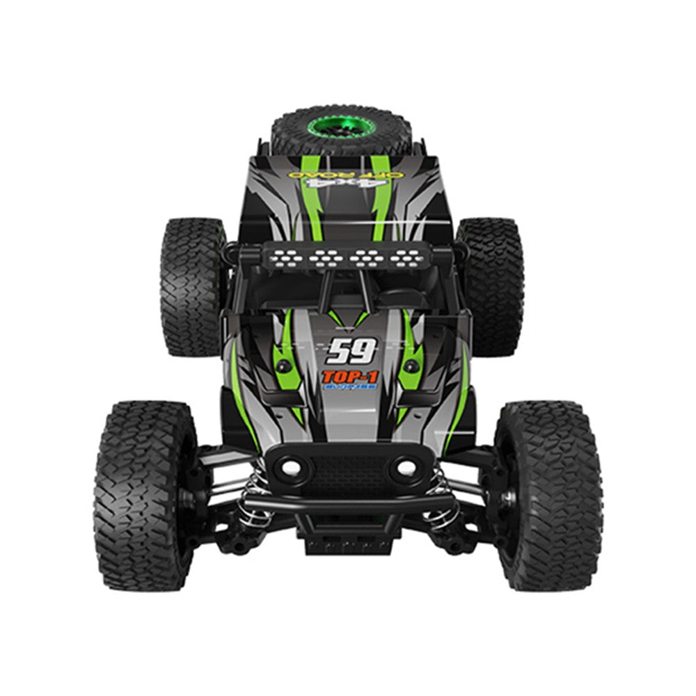 C59 Brushed Motor 1:18 Scale Off-Road RC Car with Single Battery 2.4G Remote Control 45km / h High Speed Racing Climbing Vehicle for Outdoor