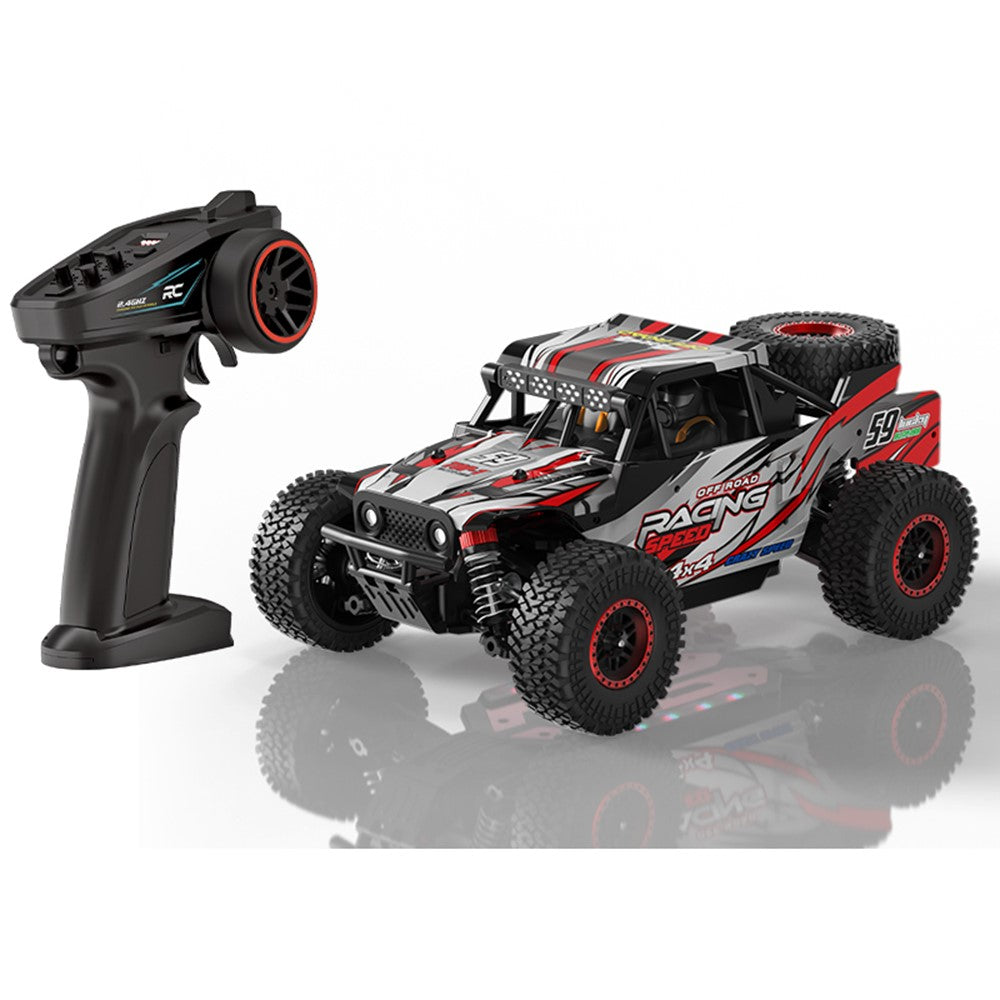C59 Brushless Motor 1:18 Scale Off-Road RC Car with Single Battery 2.4G Remote Control 70km / h High Speed Racing Climbing Vehicle for Outdoor