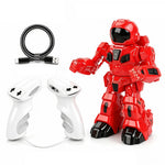 777-625 2.4G Dual Battle System Motion-Sensing Remote Control Boxing RC Robot Toy Interactive Fighting Robot for Kids 8+