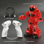 777-625 2.4G Dual Battle System Motion-Sensing Remote Control Boxing RC Robot Toy Interactive Fighting Robot for Kids 8+