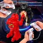 777-625 2.4G Dual Battle System Motion-Sensing Remote Control Boxing RC Robot Toy Interactive Fighting Robot for Kids 8+