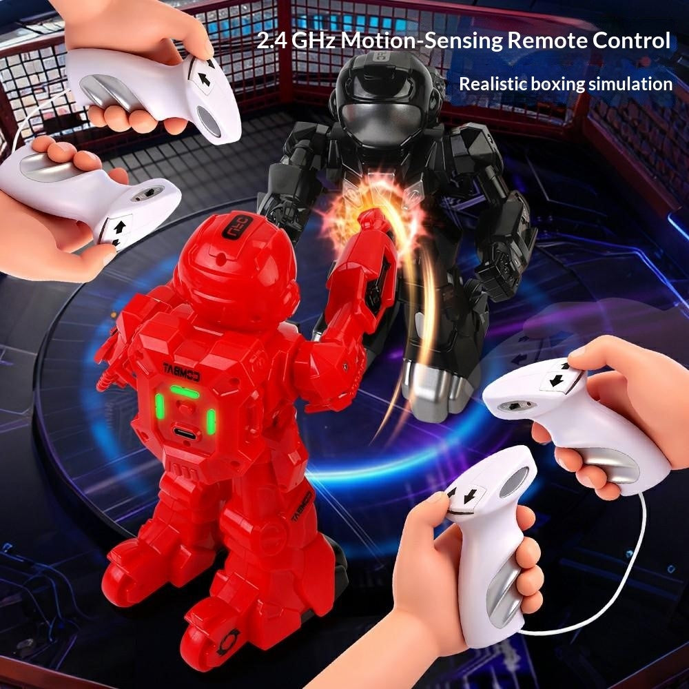 777-625 2.4G Dual Battle System Motion-Sensing Remote Control Boxing RC Robot Toy Interactive Fighting Robot for Kids 8+