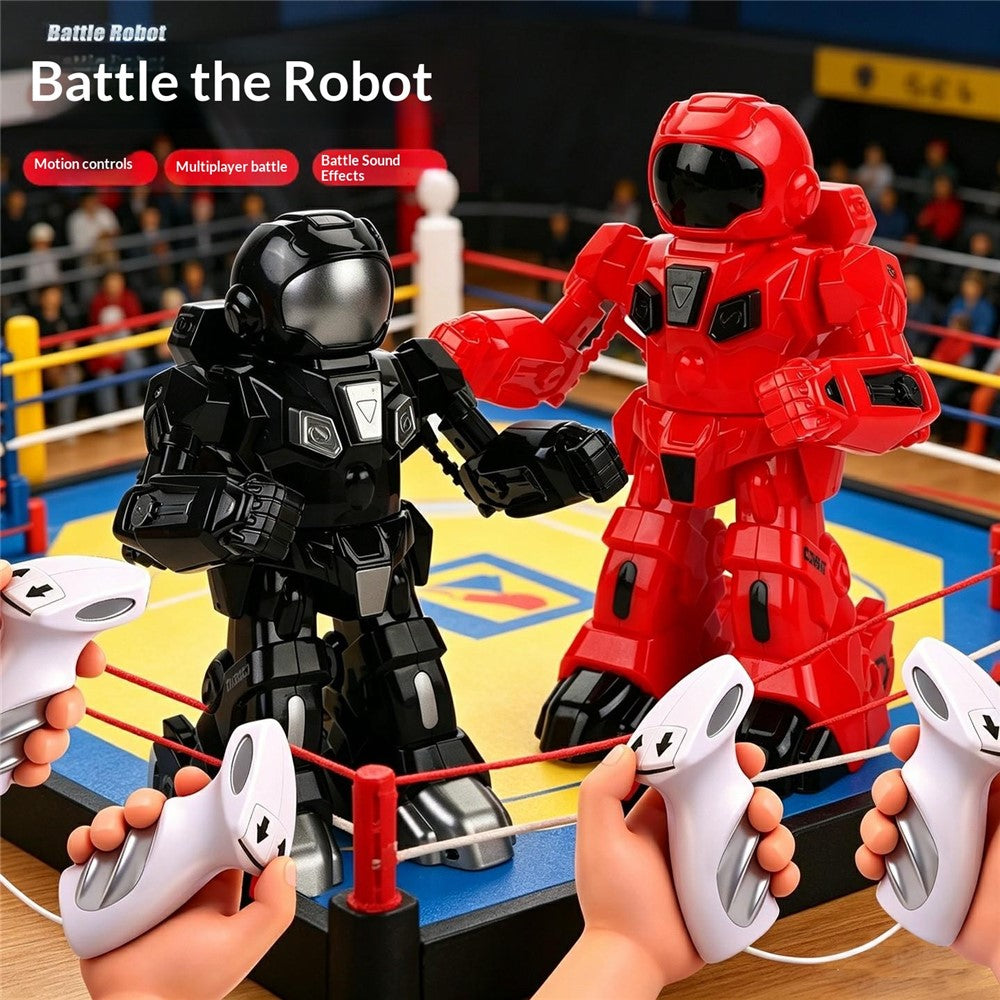 777-625 2.4G Dual Battle System Motion-Sensing Remote Control Boxing RC Robot Toy Interactive Fighting Robot for Kids 8+