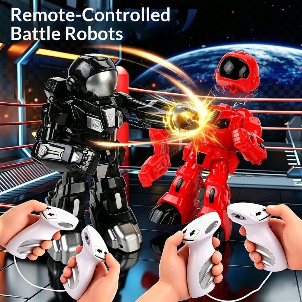 777-625 2.4G Dual Battle System Motion-Sensing Remote Control Boxing RC Robot Toy Interactive Fighting Robot for Kids 8+