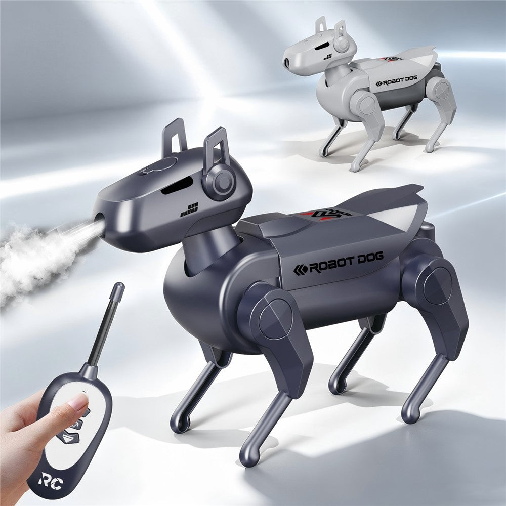 1028K-1 Kids Remote Control Spray Robot Dog Electronic Walking Mechanical Pet Toy With LED Light