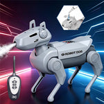 1028K-1 Kids Remote Control Spray Robot Dog Electronic Walking Mechanical Pet Toy With LED Light