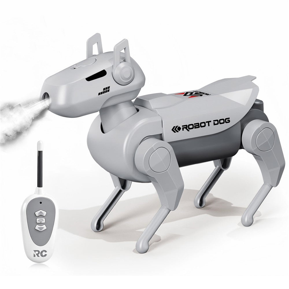 1028K-1 Kids Remote Control Spray Robot Dog Electronic Walking Mechanical Pet Toy With LED Light