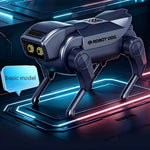 1028K Kids Remote Control Robot Dog Electronic Walking Mechanical Pet Toy With LED Light