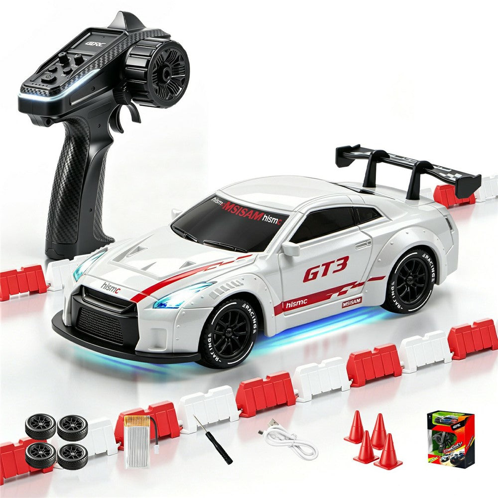 4DRC 4D-H6 1:43 Drift Racing Car 2.4G Remote Control 4WD RC Car with Ambient Light, High-end Version