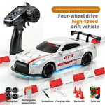 4DRC 4D-H6 1:43 Drift Racing Car 2.4G Remote Control 4WD RC Car with Ambient Light, High-end Version