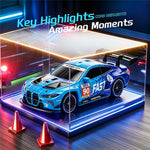 4DRC 4D-H6 1:43 Drift Racing Car 2.4G Remote Control 4WD RC Car with Ambient Light, High-end Version