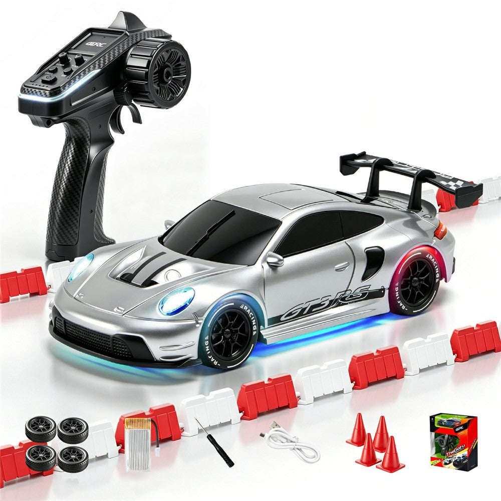 4DRC 4D-H6 1:43 Drift Racing Car 2.4G Remote Control 4WD RC Car with Ambient Light, High-end Version