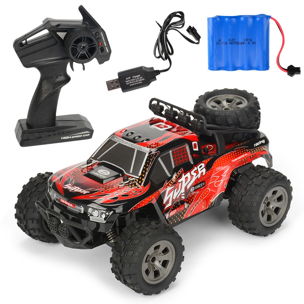 20km/h 1:18 2.4G Remote Control Car RC Electric Monster Truck Off-Road Vehicle