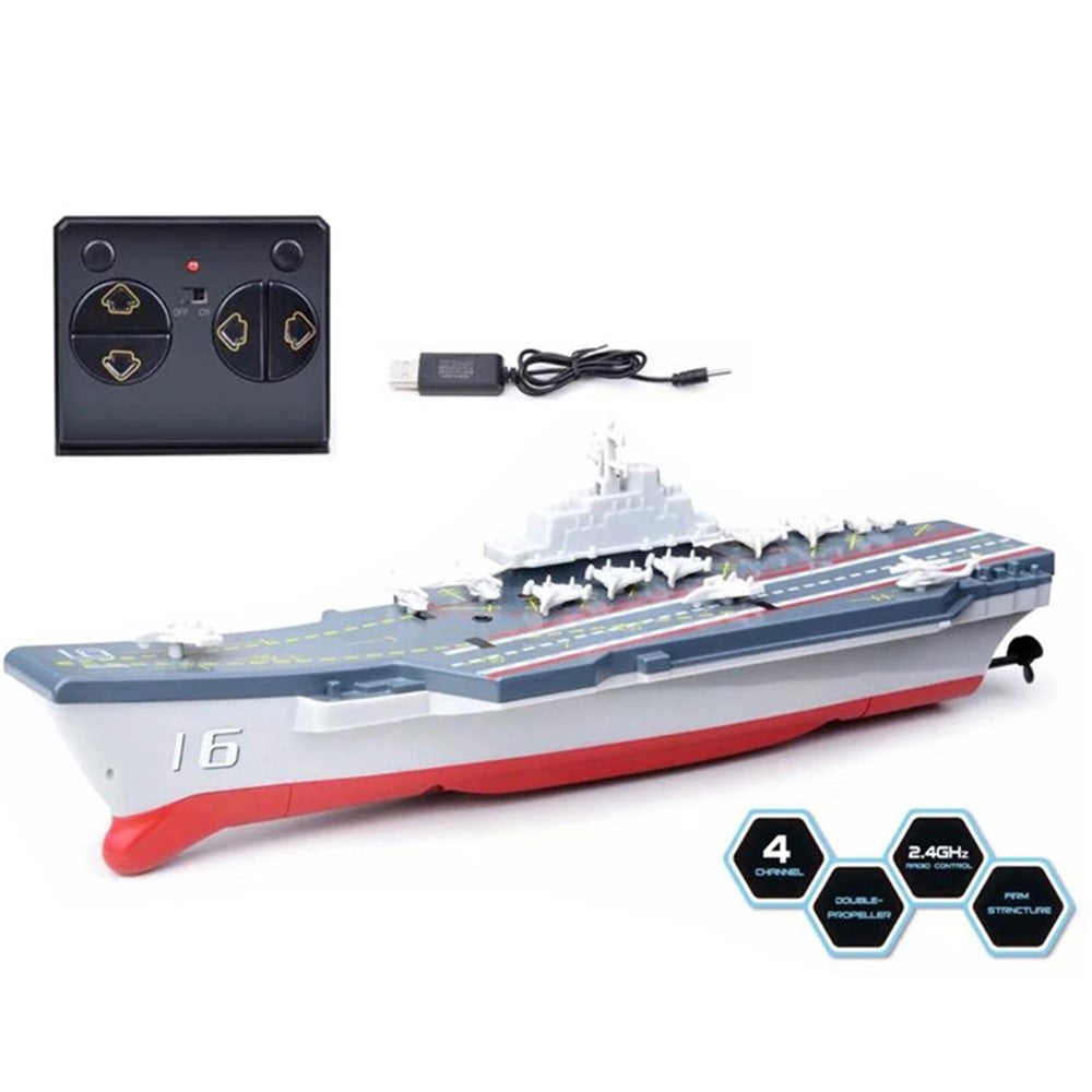 2.4G Mini Trådlös Elektrisk Fjärrkontroll Cruiser Simbassäng RC Hangarfartyg Båt Leksak