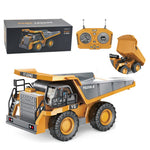 BC1043 1/24 legeringsdumper, 9-kanals 2.4G RC-anlægsbil, lastbil-legetøj til børn
