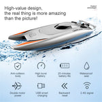 805 Remote Control Racing Boat 2.4G 30Km/h High Speed Dual Motor RC Boat for Kids Adults, with 1 Battery