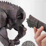 SM190 2.4G 8-kanals RC Vandrande Dinosaurieleksak för Barn Simulering Tyrannosaurus Elektrisk Robotdinosaurie med LED-ljus, Ljud, Spray, Dinosaurieleksak för Pojkar och Flickor
