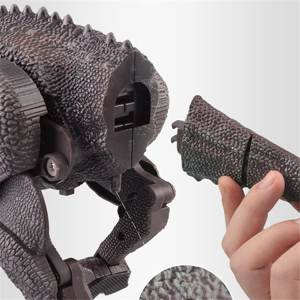 SM190 2.4G 8-kanals RC Vandrande Dinosaurieleksak för Barn Simulering Tyrannosaurus Elektrisk Robotdinosaurie med LED-ljus, Ljud, Spray, Dinosaurieleksak för Pojkar och Flickor
