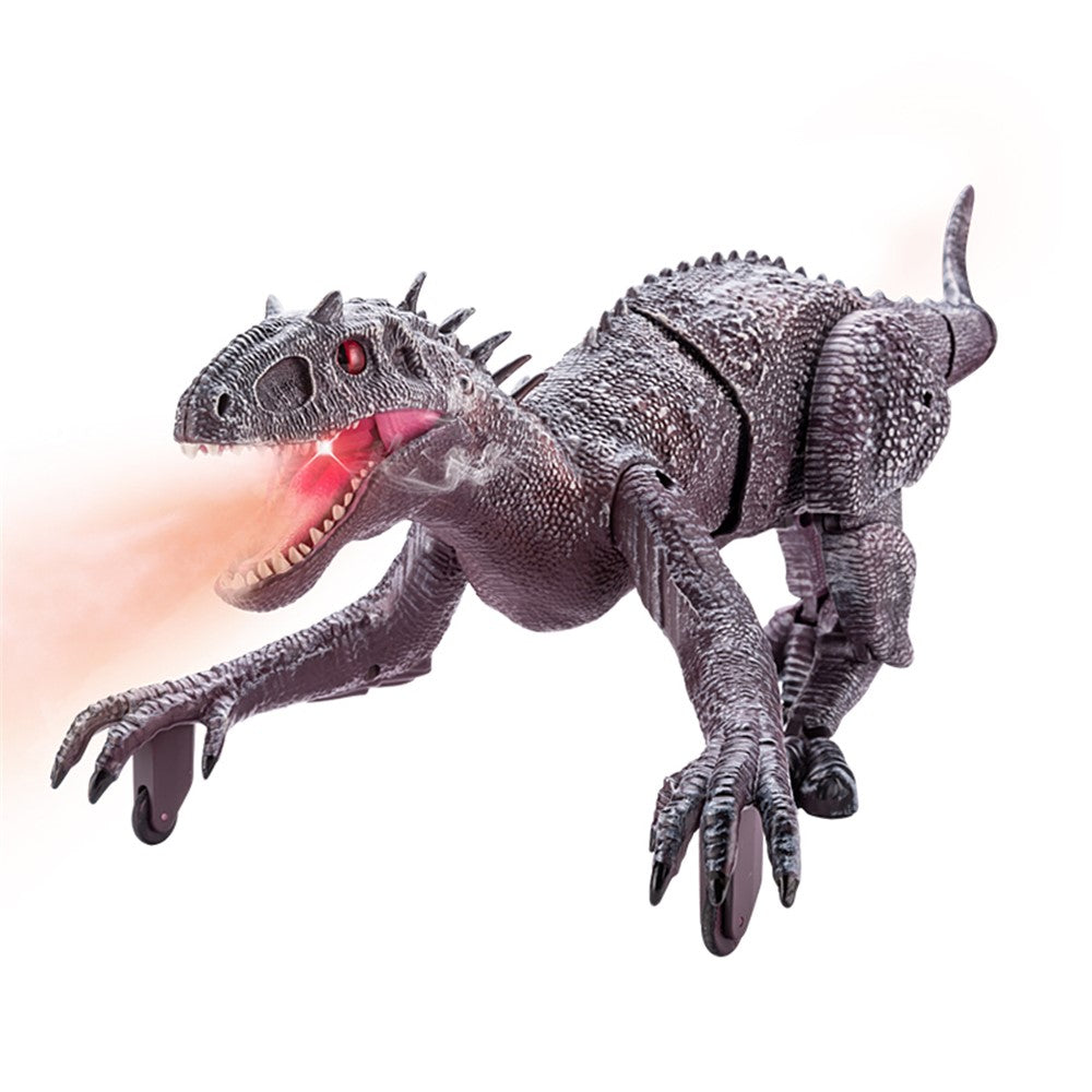 SM190 2.4G 8-kanals RC Vandrande Dinosaurieleksak för Barn Simulering Tyrannosaurus Elektrisk Robotdinosaurie med LED-ljus, Ljud, Spray, Dinosaurieleksak för Pojkar och Flickor