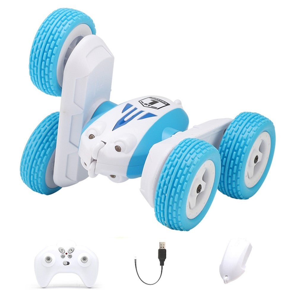 GT1 Mini 2.4G RC Car Double-Sided Stunt Drift Rolling Remote Control Off-road Car Children Boys Toy