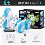 GT1 Mini 2.4G RC Car Double-Sided Stunt Drift Rolling Remote Control Off-road Car Children Boys Toy
