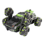 JJRC JC03 Barn 4WD 2.4GHz RC Bil 360-graders roterande stuntbil elfordon leksak med ljus-/spraydimmafunktion