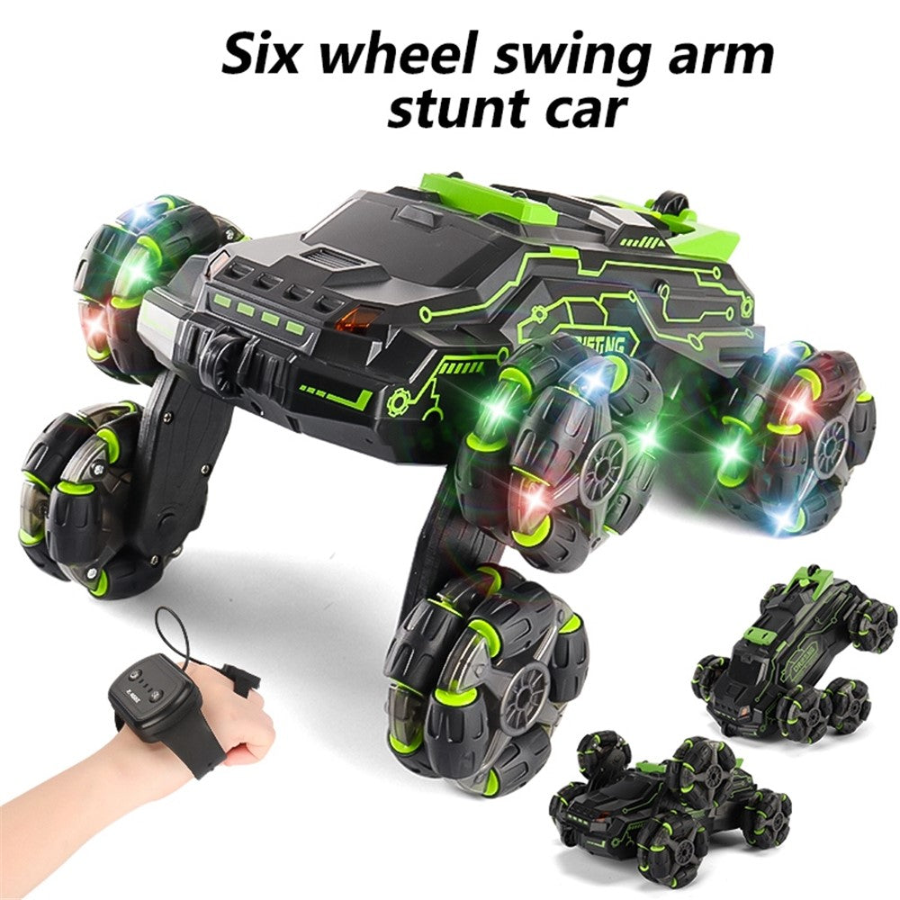 JJRC JC03 Barn 4WD 2.4GHz RC Bil 360-graders roterande stuntbil elfordon leksak med ljus-/spraydimmafunktion