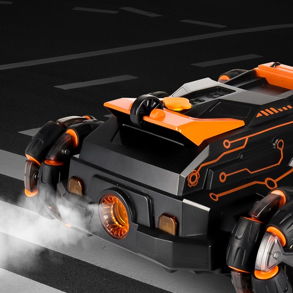 JJRC JC03 Barn 4WD 2.4GHz RC Bil 360-graders roterande stuntbil elfordon leksak med ljus-/spraydimmafunktion