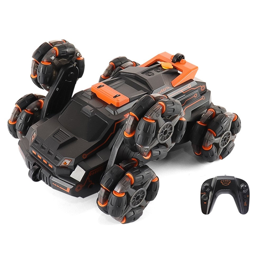 JJRC JC03 Barn 4WD 2.4GHz RC Bil 360-graders roterande stuntbil elfordon leksak med ljus-/spraydimmafunktion