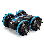 JJRC Q113 2.4G Fjärrstyrd Bil Dubbelsidig Tumlande Fyrhjulig Amfibisk Stunt RC Bil Barnleksak