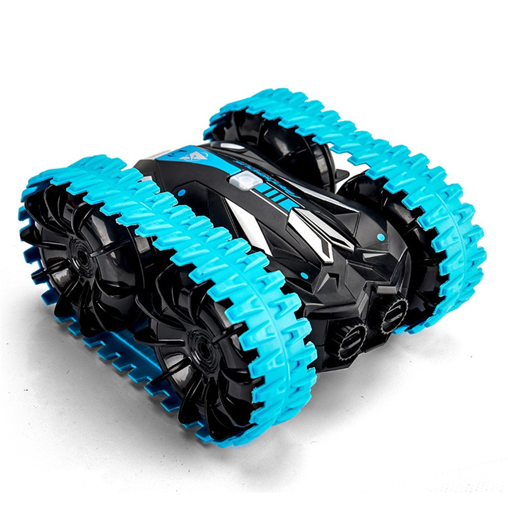 JJRC Q113 2.4G Fjärrstyrd Bil Dubbelsidig Tumlande Fyrhjulig Amfibisk Stunt RC Bil Barnleksak