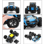 KYAMRC KY-1886A 1:18 2,4G højhastigheds-pickup, RC-legetøjsbil til børn, støddæmpende og med firehjulsstyring