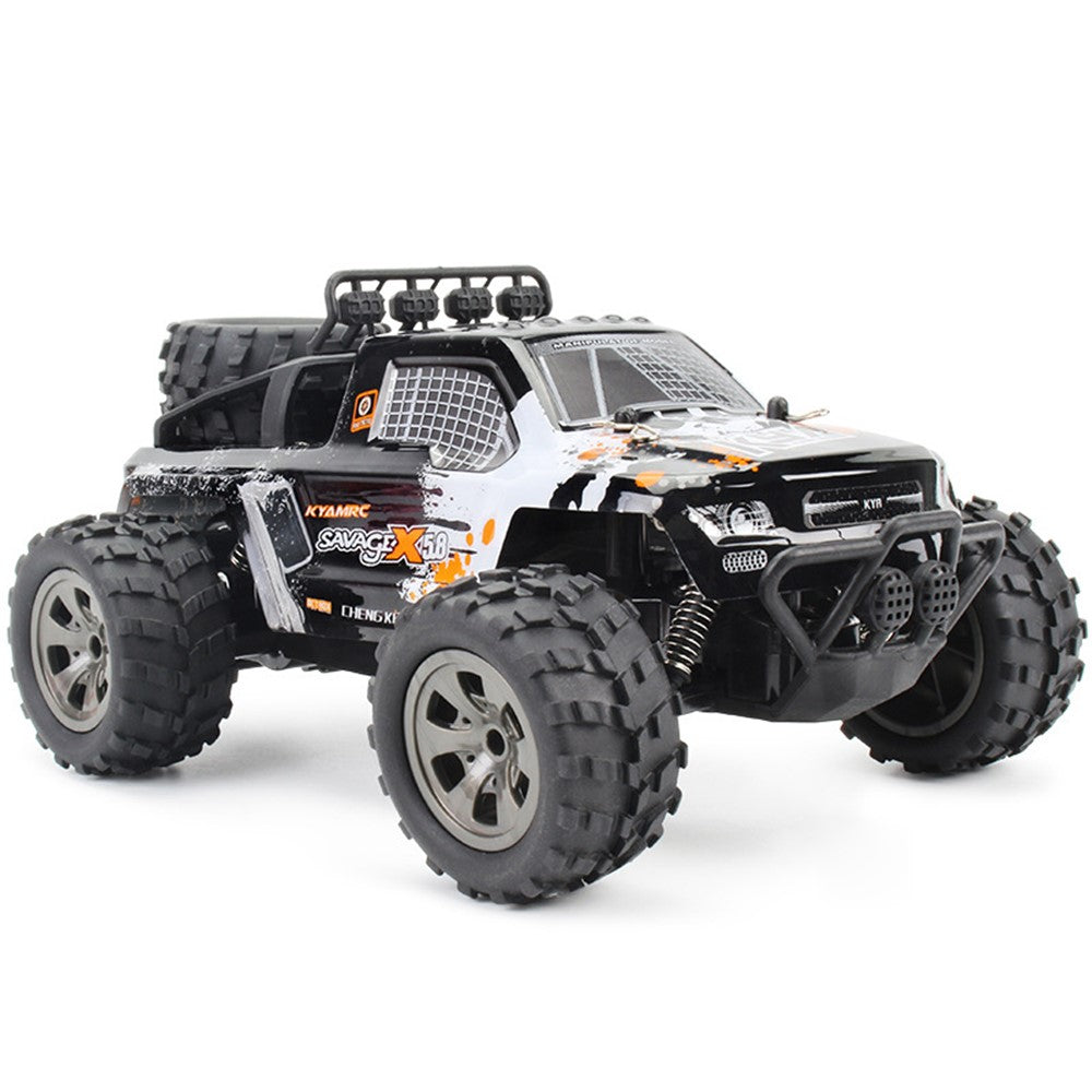 KYAMRC KY-1886A 1:18 2,4G højhastigheds-pickup, RC-legetøjsbil til børn, støddæmpende og med firehjulsstyring