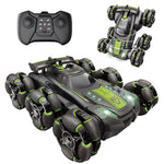 FC-2009A 2.4G Six-Wheel Spray Stunt Car RC Swing Arm Deformation Climbing Drift Car Model Toy for Kids