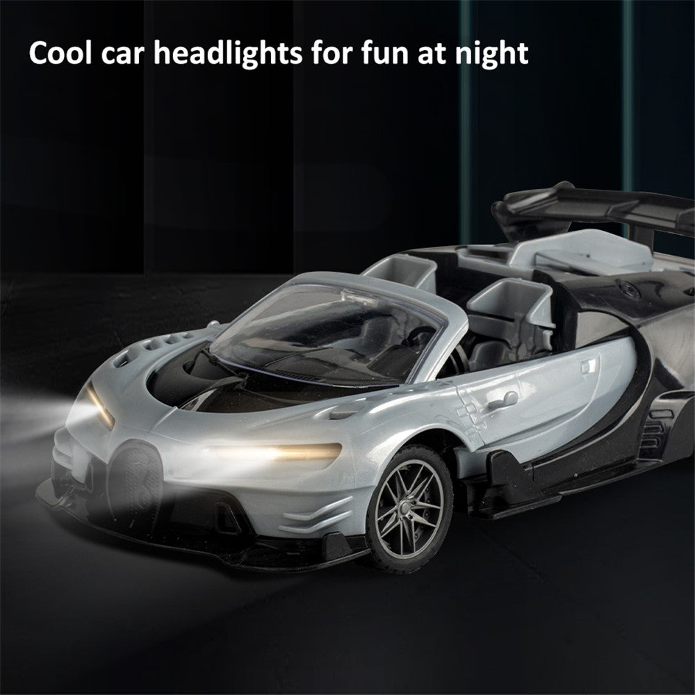 LX6078A 1:18 4CH RC Bilsimulering Racingbil Modell Leksak Trådlös Drift Elfordon Leksaker för Barn