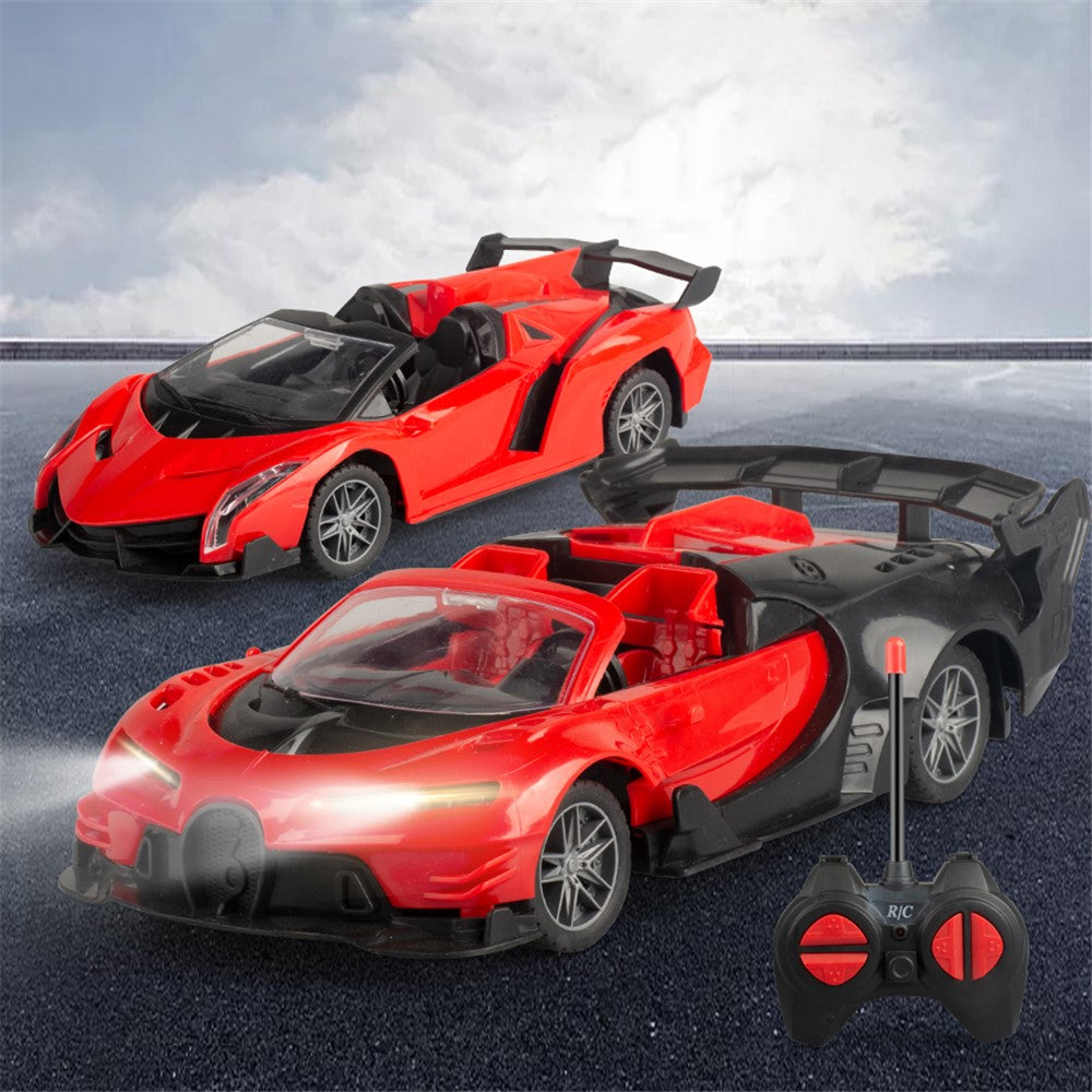 LX6078A 1:18 4CH RC Bilsimulering Racingbil Modell Leksak Trådlös Drift Elfordon Leksaker för Barn