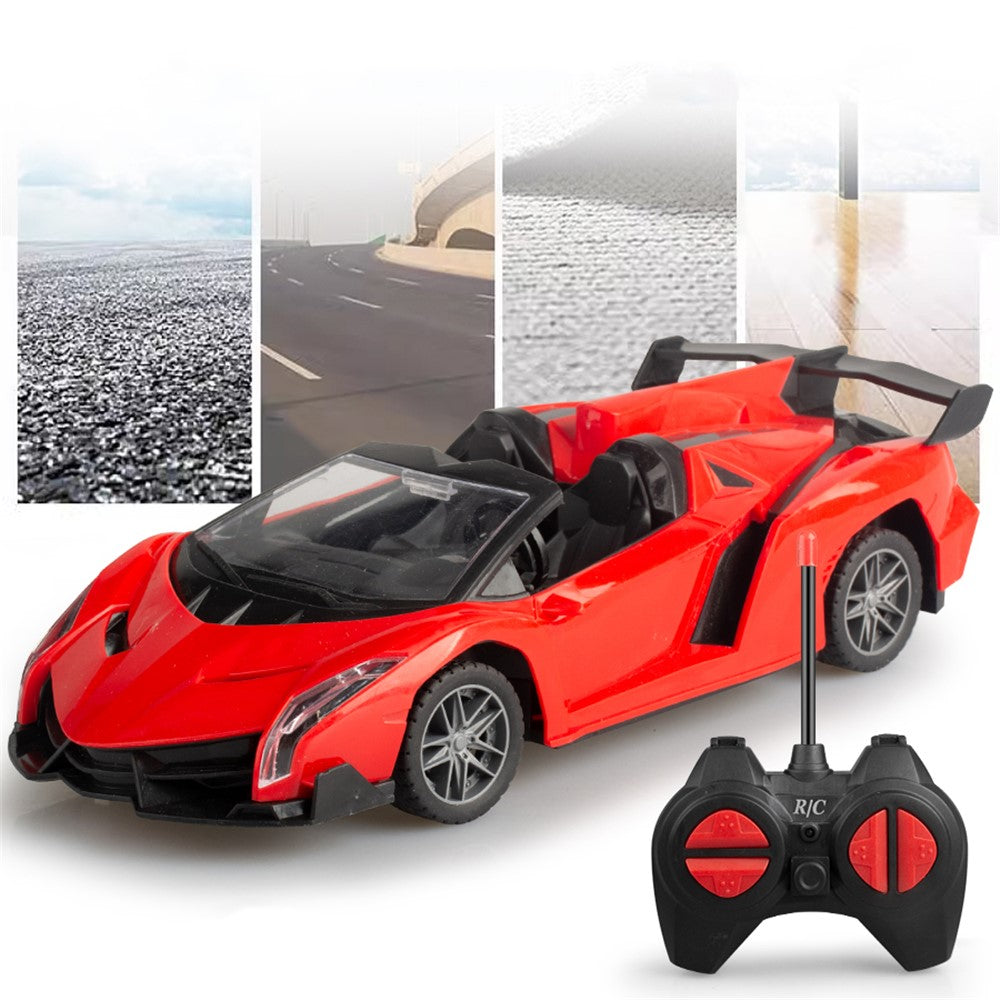 LX6078A 1:18 4CH RC Bilsimulering Racingbil Modell Leksak Trådlös Drift Elfordon Leksaker för Barn