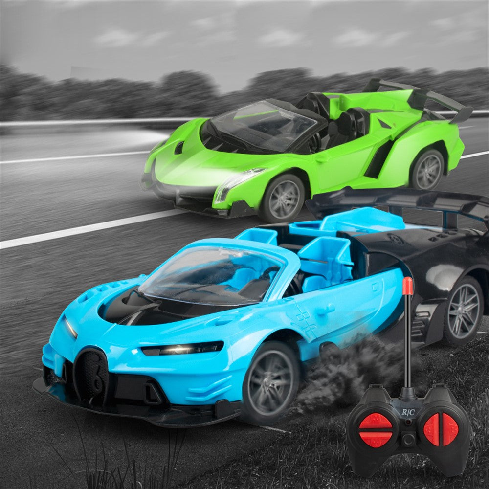 LX6078A 1:18 4CH RC Bilsimulering Racingbil Modell Leksak Trådlös Drift Elfordon Leksaker för Barn