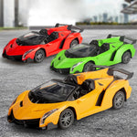LX6078A 1:18 4CH RC Bilsimulering Racingbil Modell Leksak Trådlös Drift Elfordon Leksaker för Barn