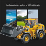 BC1057 Children 2.4G Bulldozer Kids Alloy RC Engineering Vehicle Toys with Remote Control