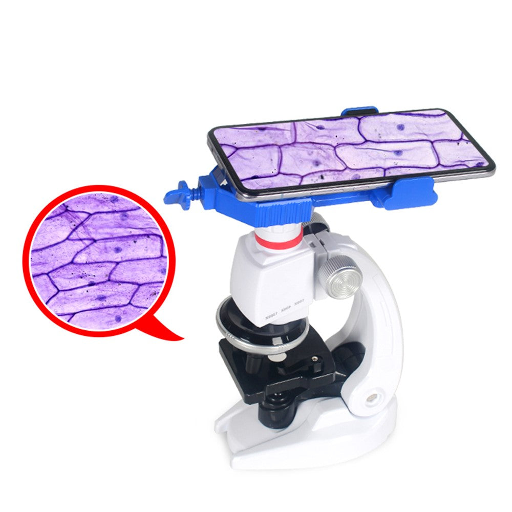 Children Toy Biological Microscope 1200X Illuminated Microscope Kit
