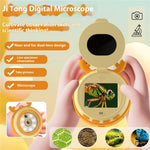 HM020F Microscope For Children 2.0 HD IPS Screen 7 LED Lights 100X Magnification Video Recorder